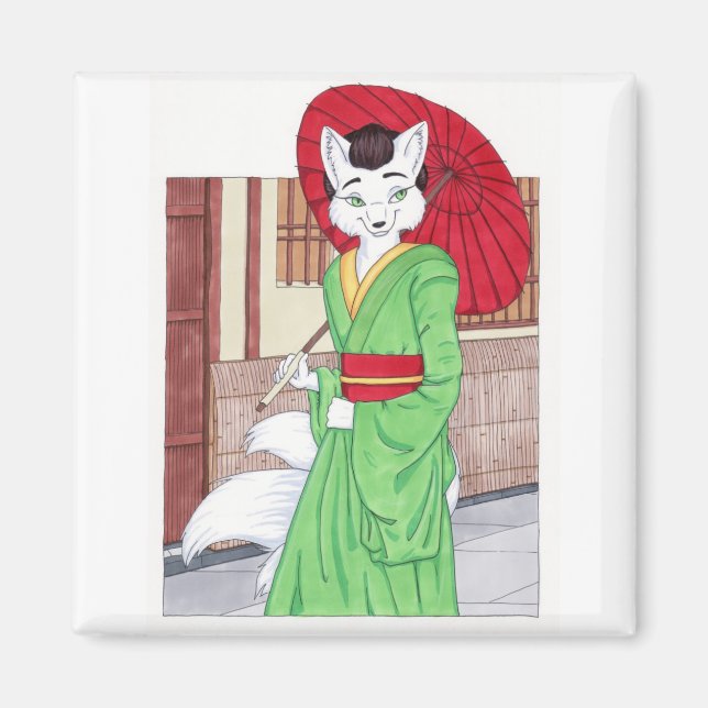 Kitsune Magnet (Vorne)