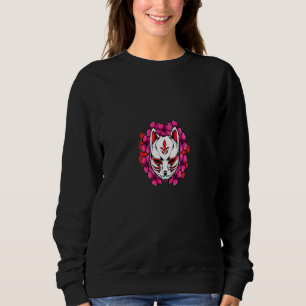 Kitsune Mask Yokai Asian Boy Girl Sweatshirt
