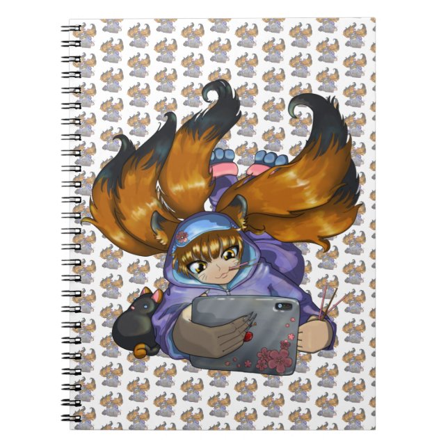 Kitsune Notizblock (Vorderseite)