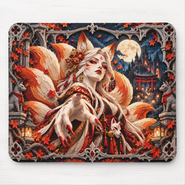 Kitsune, Paper Cut Monster Mousepad (Vorne)