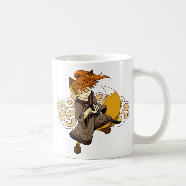 Kitsune Samurai-Tasse Tasse (Rechts)