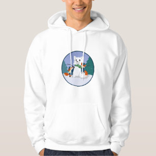 Kitsune Schnee-TagesKapuzenpullis Hoodie