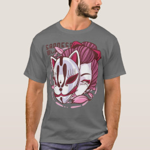 Kitsune the Japanese Nine Tails for Mask Tradition T-Shirt