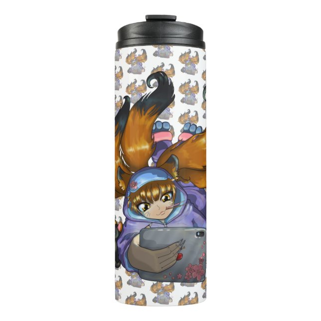 Kitsune Thermosbecher (Vorderseite)
