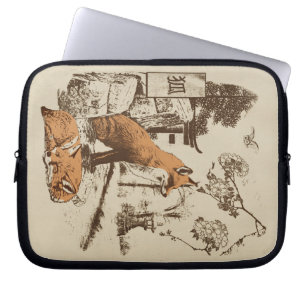 Kitsune - Traditionelles japanisches Streetwear-De Laptopschutzhülle