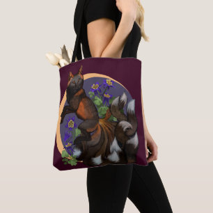 Kitsune und Columbine Blume Trinket Tray