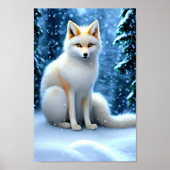 Kitsunfox schöne Kunst Poster (Vorne)
