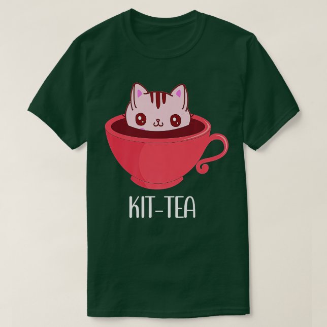 KitTea Katze Tasse Kit Tee für Katzen LiebeKitTea  (Design vorne)