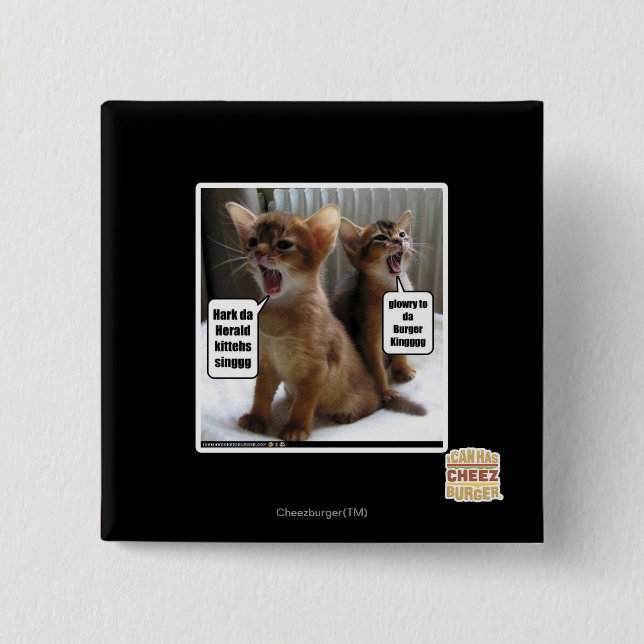 Kitteh Liede Button (Vorderseite)