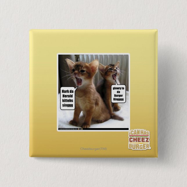 Kitteh Liede Button (Vorderseite)