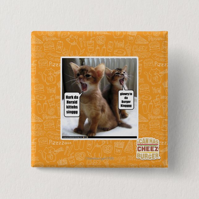 Kitteh Liede Button (Vorderseite)