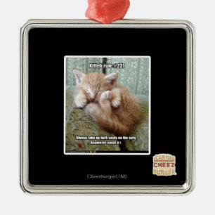 Kitteh-Regel #231 Ornament Aus Metall