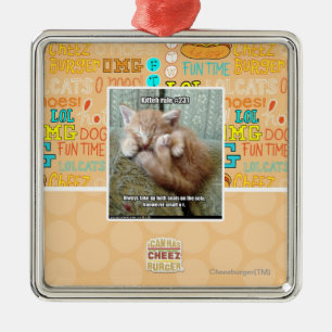 Kitteh Regel #231 Ornament Aus Metall