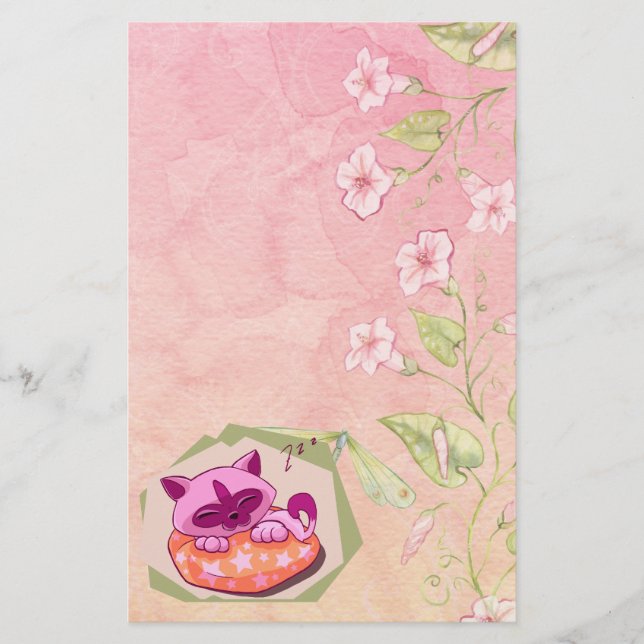 Kitten-4 Stationery Briefpapier (Vorderseite)