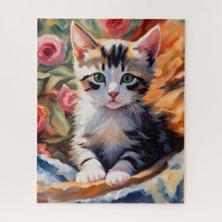 Kitten ai art puzzle