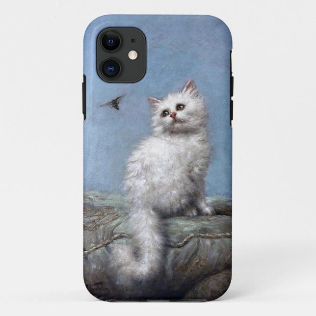 Kitten and Bee, Carl Kahler Case-Mate iPhone Hülle (Rückseite)