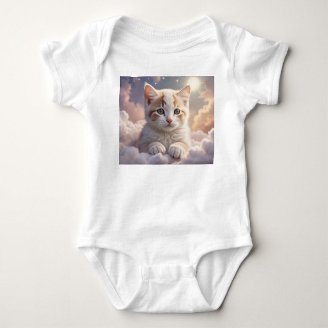 Kitten auf dem T - Shirt (Vorderseite)