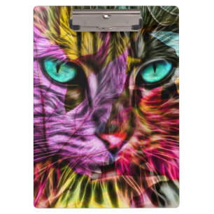 Kitten Cat Künstlerisch Design Klemmbrett