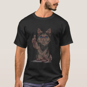 Kitten Cat wirbelt Liebe Tierrettung Crazy Cat T-Shirt