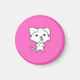 Kitten Dog Magnet - Rosa