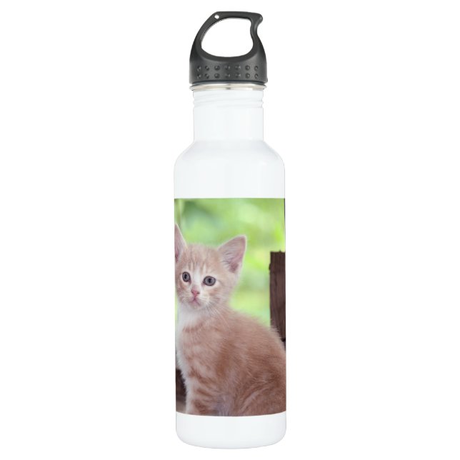Kitten Edelstahlflasche (Vorderseite)