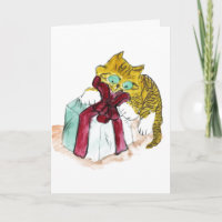 Kitten entpackt ein gemütliches, gemeines