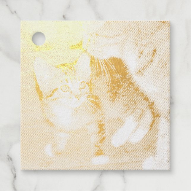 Kitten Geschenkanhänger (Vorderseite)