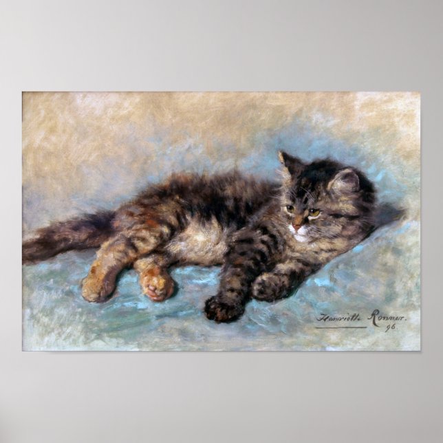 Kitten, Henriette Ronner-Knip Poster (Vorne)