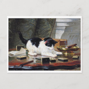 Kitten, Henriette Ronner-Knip Postkarte