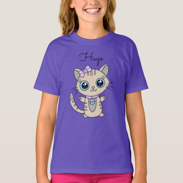 Kitten Hugs T-Shirt (Vorderseite)
