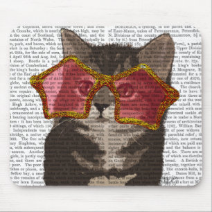 Kitten in der Star-Sonnenbrille Mousepad