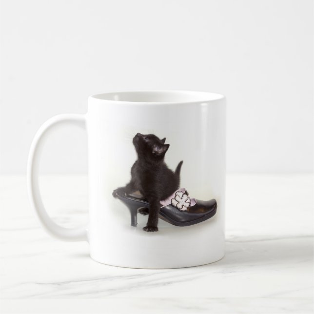 Kitten in Shoe Tasse (Links)