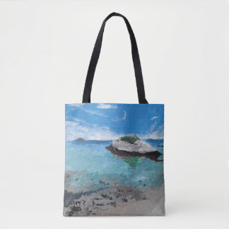 Kitten Island, Maine Tote Bag