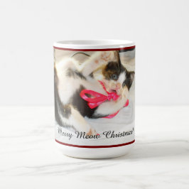 Kitten Keepsake Photo Text, Snowflake, Customize, Kaffeetasse