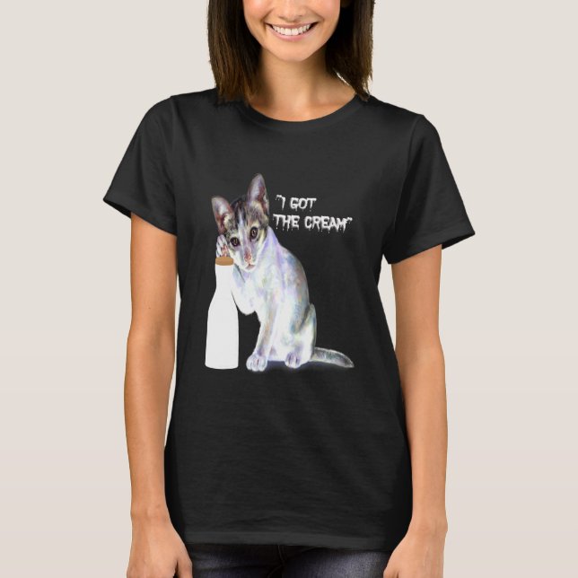 Kitten Kitten Leckereien Got ich die Cream Cat Bes T-Shirt (Vorderseite)