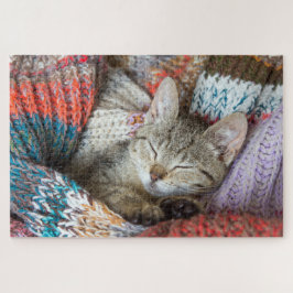 Kitten Kitty Cat Niedlich Fun Animal Jigsaw Puzzle