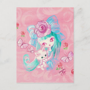 Kitten Liebe Postkarte
