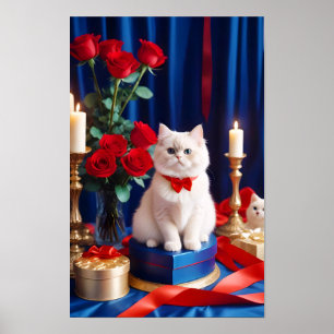 Kitten Liebe Tender Romantisches Geschenk Poster