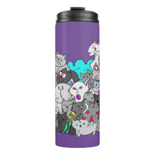 Kitten Mashup Thermosbecher