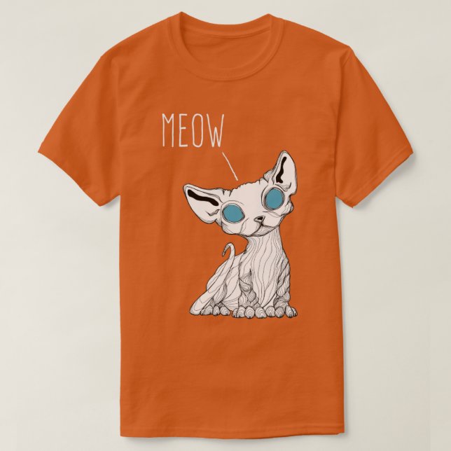 Kitten Meow T-Shirt (Design vorne)