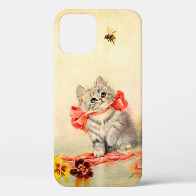 Kitten mit einem roten Band Case-Mate iPhone Hülle (Rückseite)