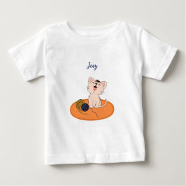 Kitten mit Wool Ball Baby T-shirt