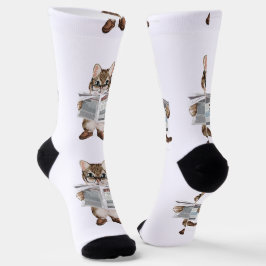 Kitten News Socks Socken