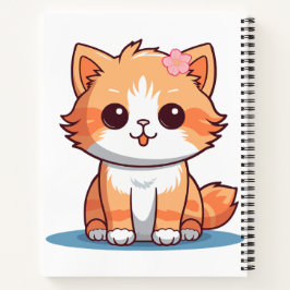 Kitten Notebook Gift – Kitten Aesthetic Design Notizbuch