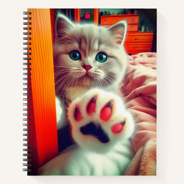 Kitten Notizbuch (Vorderseite)