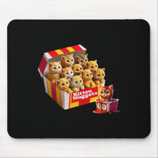 Kitten Nuggets Cat Lover Geschenk Puppe Hühnchen N Mousepad