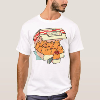 Kitten Nuggets Fast Food Cat T-Shirt