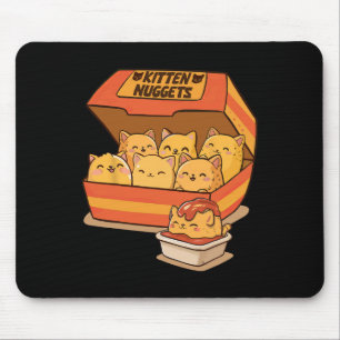 Kitten Nuggets Fun Niedlich Food Katzenkatze Lover Mousepad