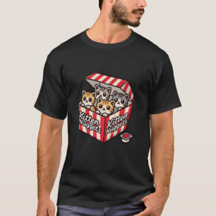 Kitten Nuggets Funny Niedlich Food Puff Cat Lover T-Shirt