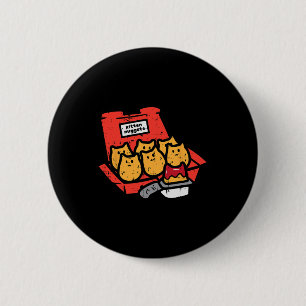 Kitten Nuggets Niedlich Fast Food Cat Food Lover G Button